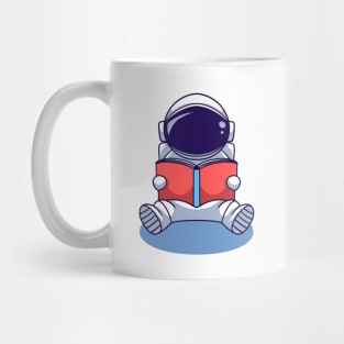 Astronaut Reading Book Mug